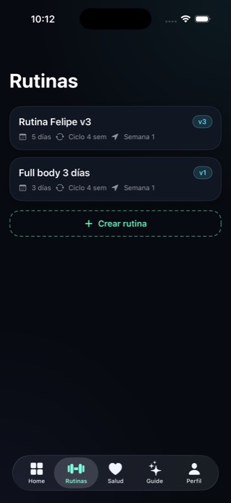 Rutinas con criterio.